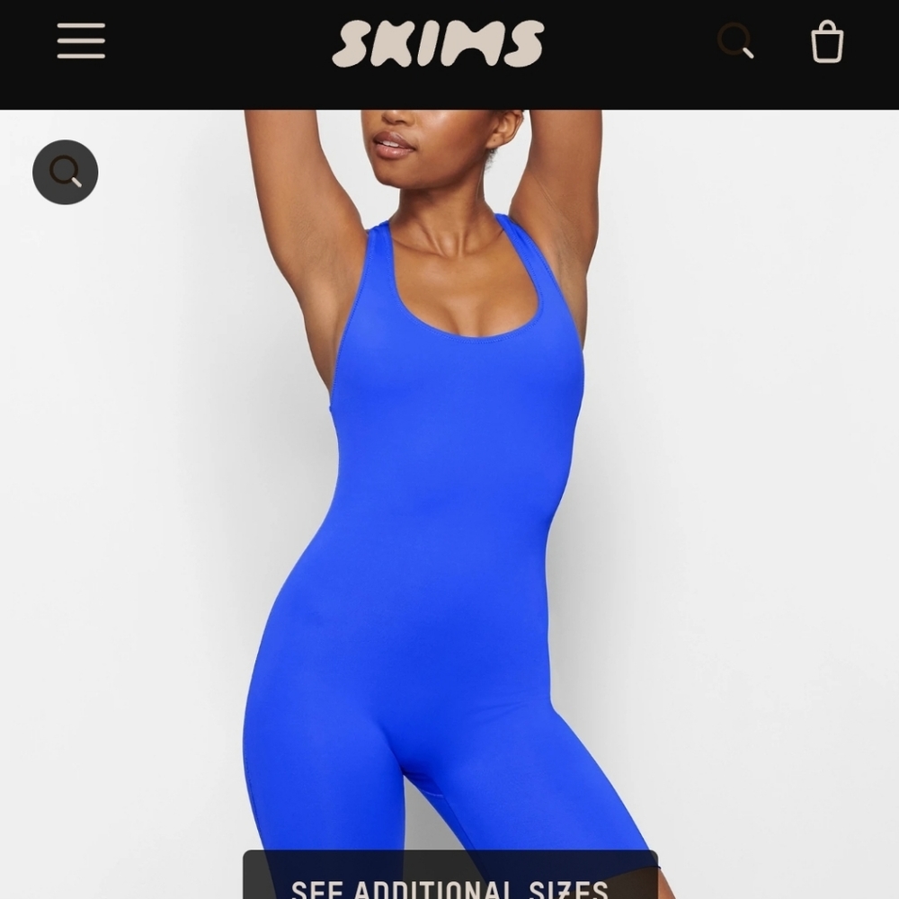 SKIMS SWIM CYCLE SUIT | COBALT - New with tags - Medium